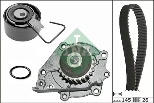 Water Pump & Timing Belt Kit Schaeffler INA 530 0376 30)