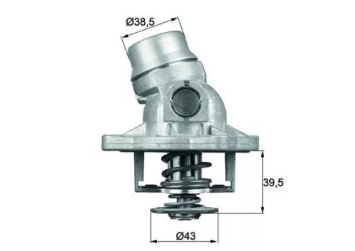 Thermostat, coolant MAHLE TI 32 88)