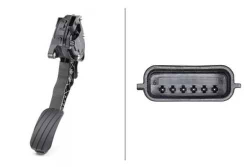 Sensor, accelerator pedal position HELLA 6PV 009 978-751)