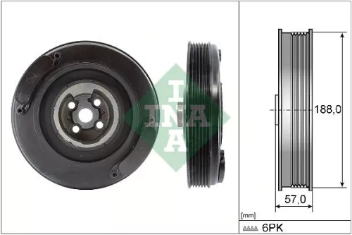 Belt Pulley, crankshaft Schaeffler INA 544 0002 10)