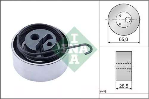 Tensioner Pulley, timing belt Schaeffler INA 531 0819 10)