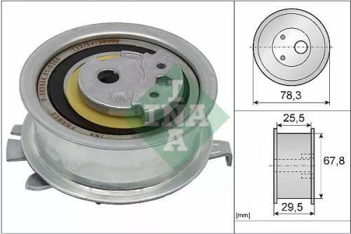 Tensioner Pulley, timing belt Schaeffler INA 531 0825 10)