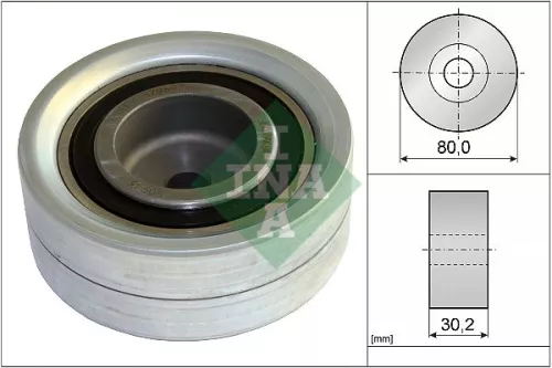 Deflection Pulley/Guide Pulley, timing belt Schaeffler INA 532 0582 10)