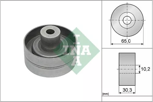 Deflection/Guide Pulley, V-ribbed belt Schaeffler INA 532 0910 10)