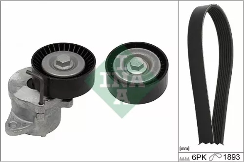 V-ribbed Belt Set Schaeffler INA 529 0349 10)