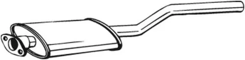 Front Muffler MAXGEAR 20-0363)