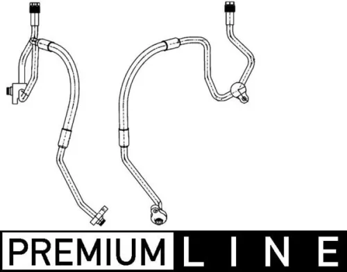 High-pressure Line, air conditioning MAHLE AP 120 000P)