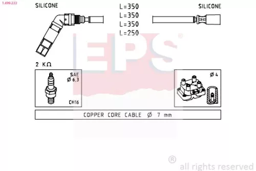 Ignition Cable Kit EPS 1.499.232)