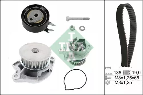 Water Pump & Timing Belt Kit Schaeffler INA 530 0166 31)