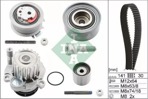 Water Pump & Timing Belt Kit Schaeffler INA 530 0463 30)