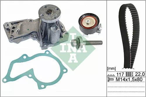 Water Pump & Timing Belt Kit Schaeffler INA 530 0605 30)