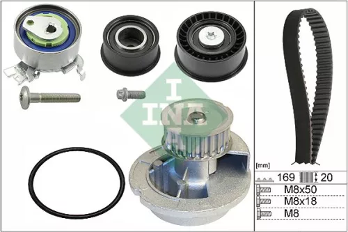 Water Pump & Timing Belt Kit Schaeffler INA 530 0078 31)