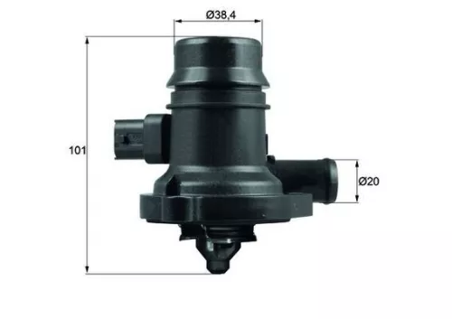 Thermostat, coolant MAHLE TM 36 103)