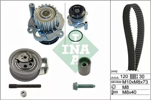 Water Pump & Timing Belt Kit Schaeffler INA 530 0091 31)