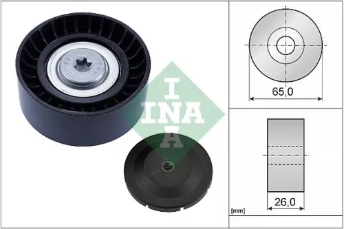 Deflection/Guide Pulley, V-ribbed belt Schaeffler INA 532 0804 10)
