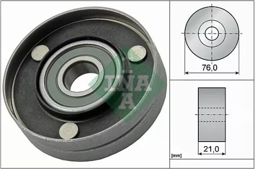 Deflection/Guide Pulley, V-ribbed belt Schaeffler INA 532 0567 10)