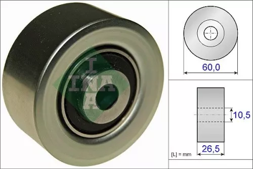 Deflection/Guide Pulley, V-ribbed belt Schaeffler INA 532 0561 10)