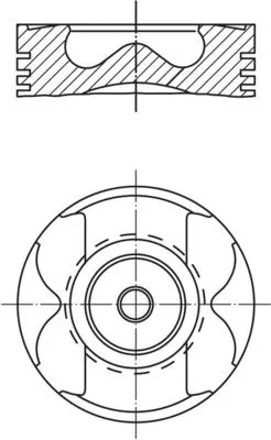 Piston MAHLE 022 26 01)