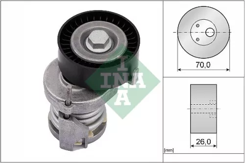 Belt Tensioner, V-ribbed belt Schaeffler INA 534 0123 20)