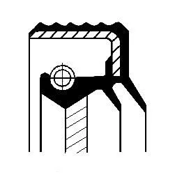 Shaft Seal, differential CORTECO 49376344)