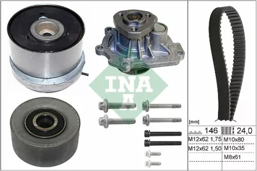 Water Pump & Timing Belt Kit Schaeffler INA 530 0724 30)