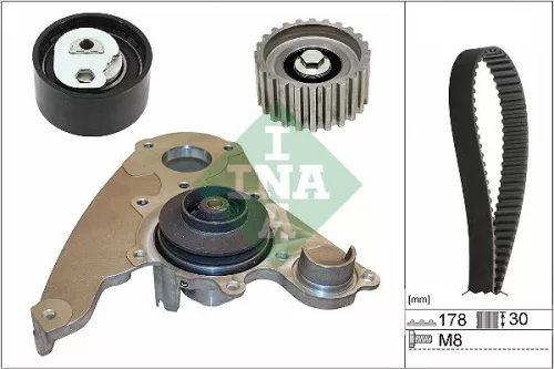 Water Pump & Timing Belt Kit Schaeffler INA 530 0232 30)