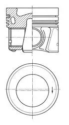 Piston KOLBENSCHMIDT 41936600)