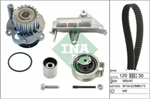 Water Pump & Timing Belt Kit Schaeffler INA 530 0177 30)