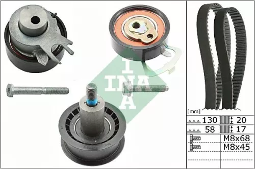 Timing Belt Kit Schaeffler INA 530 0538 10)