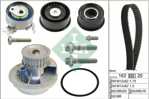 Water Pump & Timing Belt Kit Schaeffler INA 530 0443 31)