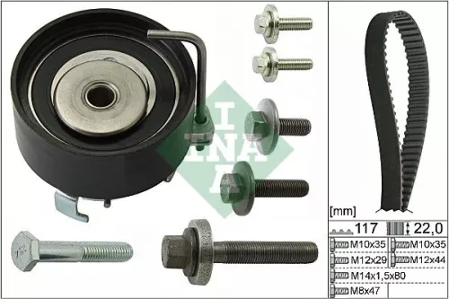 Timing Belt Kit Schaeffler INA 530 0495 10)