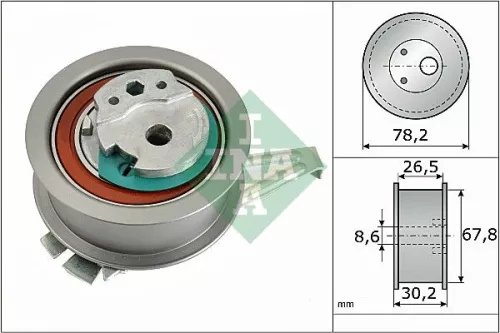 Tensioner Pulley, timing belt Schaeffler INA 531 0894 10)