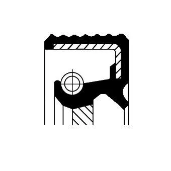 Shaft Seal, crankshaft CORTECO 20025741B)