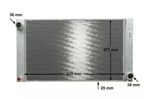 Radiator, engine cooling MAHLE CR 578 000P)