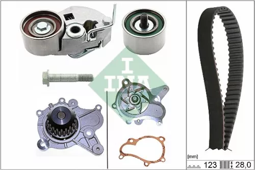 Water Pump & Timing Belt Kit Schaeffler INA 530 0542 31)