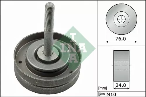Deflection/Guide Pulley, V-ribbed belt Schaeffler INA 532 0500 10)