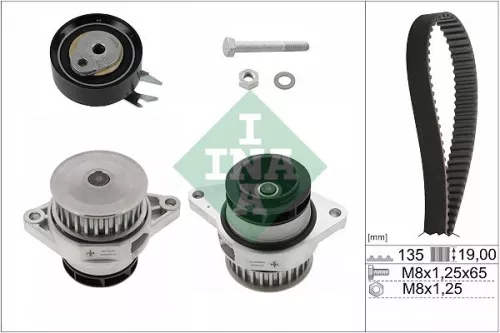Water Pump & Timing Belt Kit Schaeffler INA 530 0166 30)
