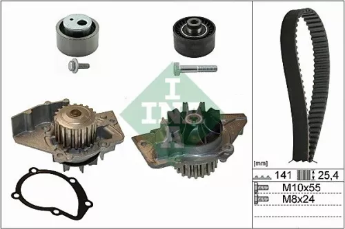 Water Pump & Timing Belt Kit Schaeffler INA 530 0470 30)
