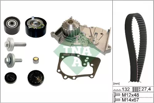 Water Pump & Timing Belt Kit Schaeffler INA 530 0639 30)