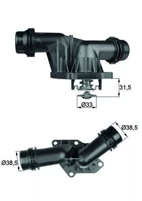 Thermostat, coolant MAHLE TI 25 85)