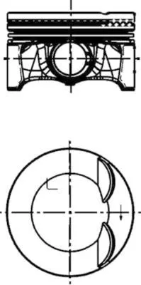 Piston KOLBENSCHMIDT 41501600)