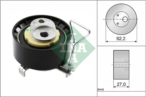 Tensioner Pulley, timing belt Schaeffler INA 531 0928 10)