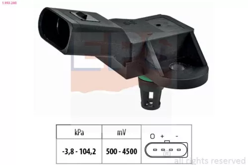 Pressure Sensor, brake booster EPS 1.993.280)