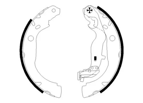 Brake Shoe Set TEXTAR 91082900)