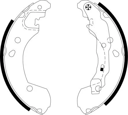 Brake Shoe Set TEXTAR 91062600)