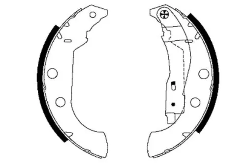 Brake Shoe Set TEXTAR 91056600)