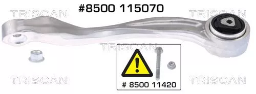 Control/Trailing Arm, wheel suspension TRISCAN 8500 115070)