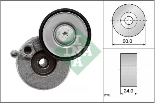 Belt Tensioner, V-ribbed belt Schaeffler INA 534 0728 10)