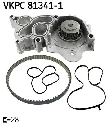 Water Pump, engine cooling SKF VKPC 81341-1)