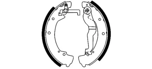 Brake Shoe Set TEXTAR 91044600)
